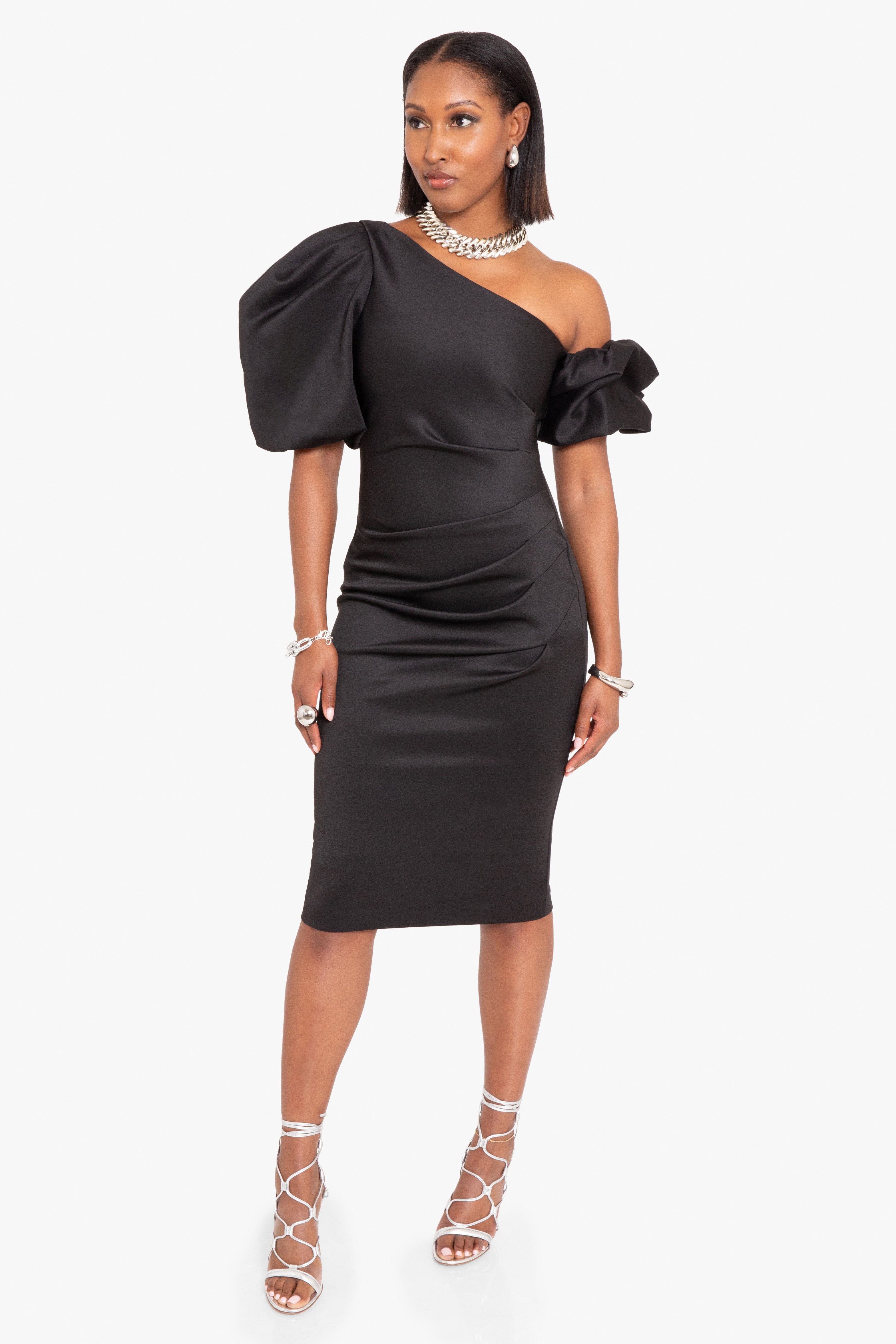 mother of the bride dresses for beach wedding Sheath Scoop Dusty Blue formal evening gown Brid CM75-2 Size:40 / M WANQUILA Women Bodycon Black