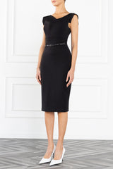 Black Halo Classic Jackie O Sheath Dress in Black Black Halo Classic Jackie O Sheath Dress in Black