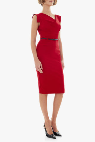 classic jackie o sheath dress product info and reviews Black Halo Classic Jackie O Sheath Dress in Black