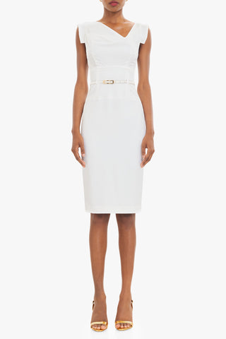 Sheath Dress Jacqueline Belted Dress Classic Jackie O Sheath Dress