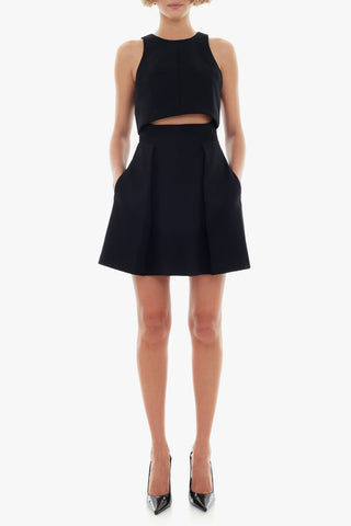 Sanibel Two Piece Mini Dress Black / 6