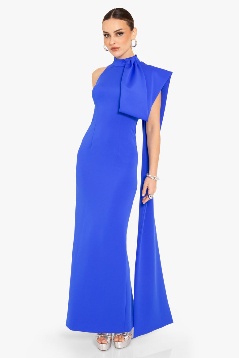 New Gerdo Dress 010 Blk Blue Rose
