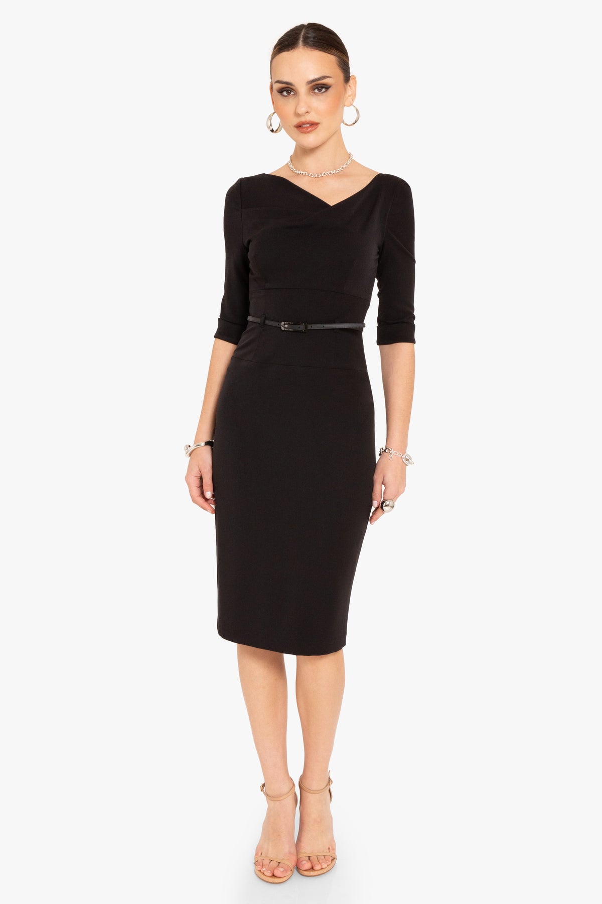 Classic 3/4 Sleeve Jackie O Jumpsuit