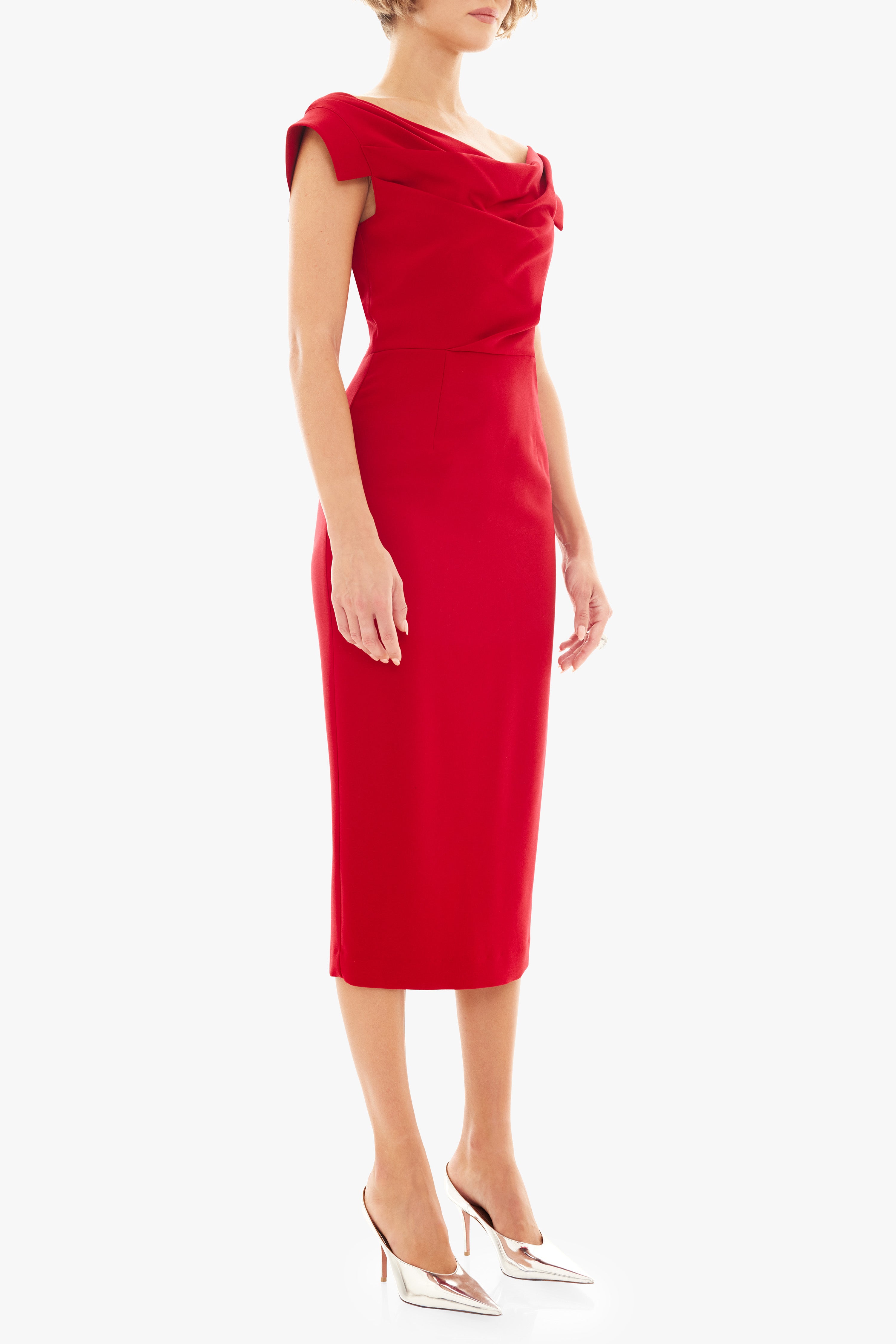 Jacqueline Midi dress Black Halo Jacqueline Midi dress Black Halo