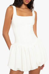 Black Halo Birdie Mini Dress in Porcelain | Size 14 Black Halo Birdie Mini Dress in Porcelain | Size 14