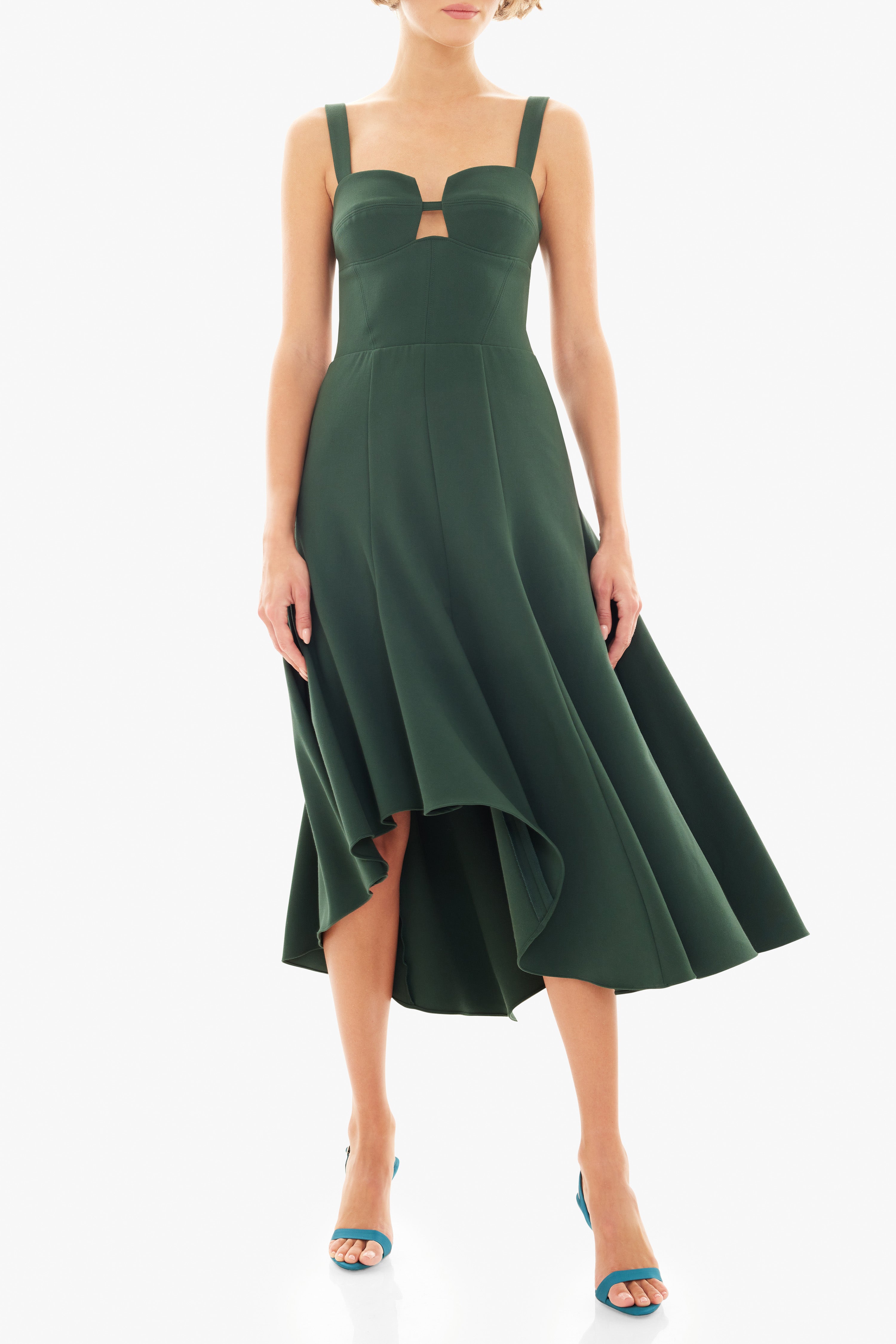 Black Halo Sorelle Midi Dress in Bamboo | Size 2 Black Halo Sorelle Midi Dress in Bamboo | Size 2