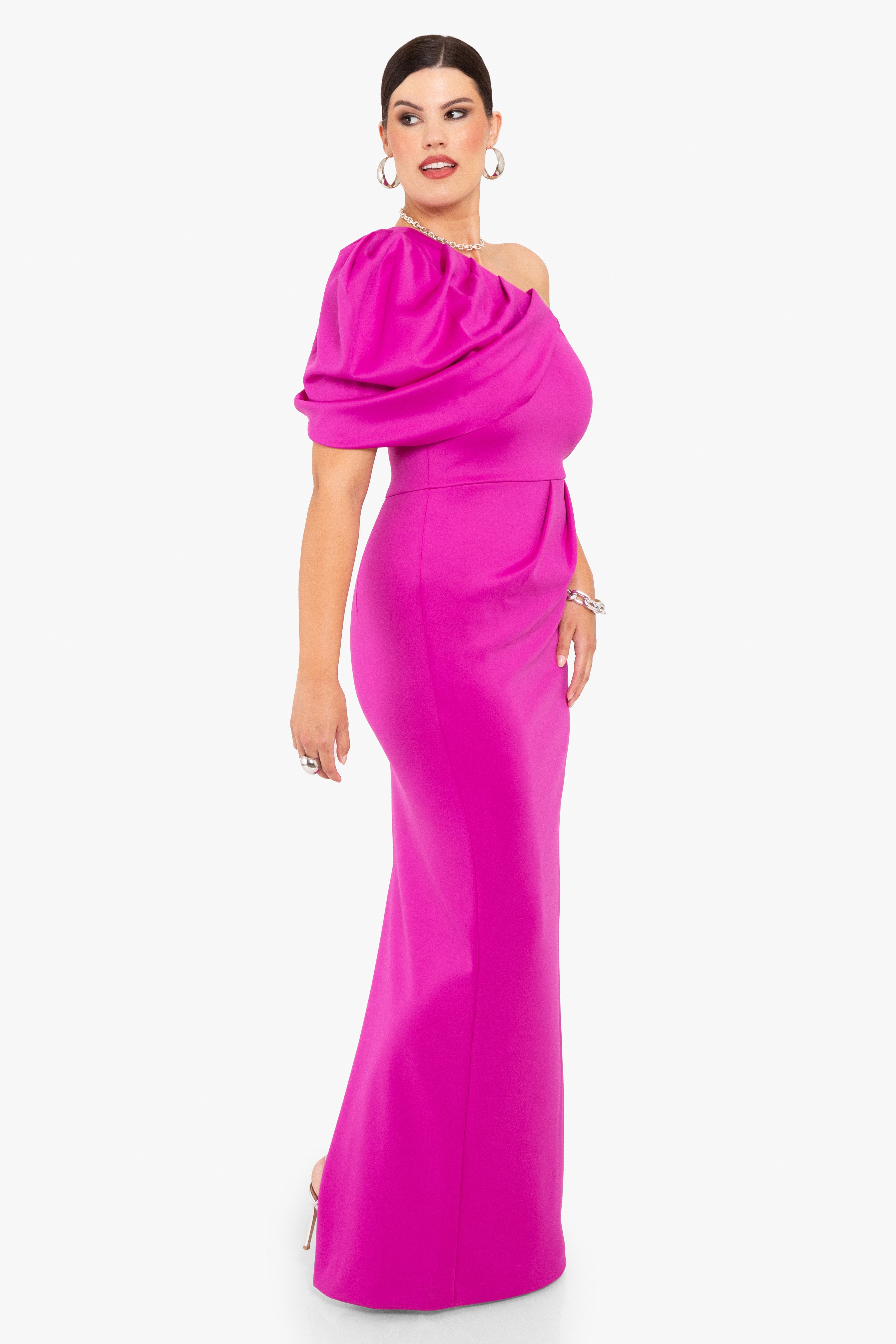 black halo pink dress Black Halo Romina Midi Dress, Pink / 4