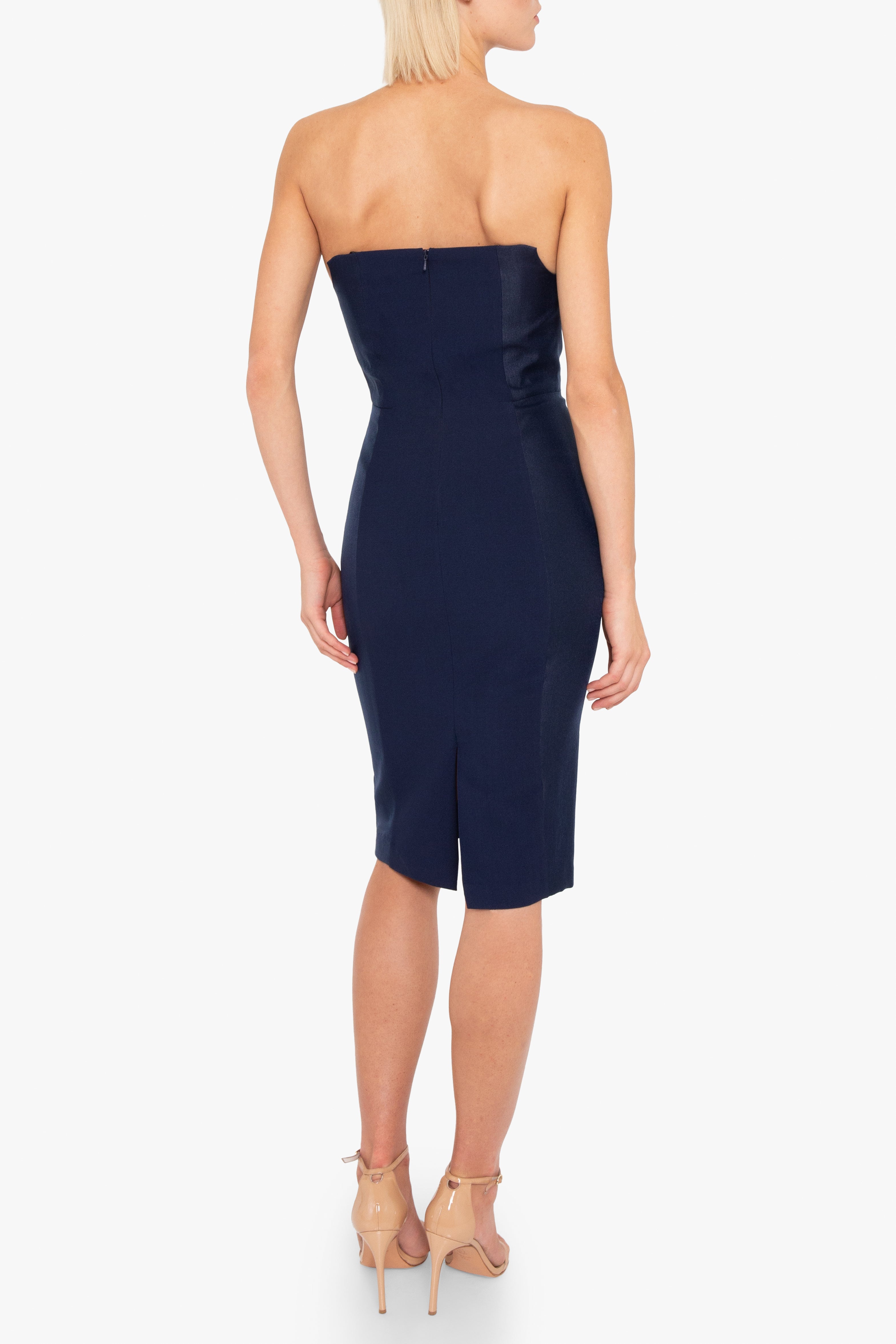 Black Halo Lena Color Block Dress in Black-Black | Size 0 Black Halo Lena Color Block Dress in Black-Black | Size 0