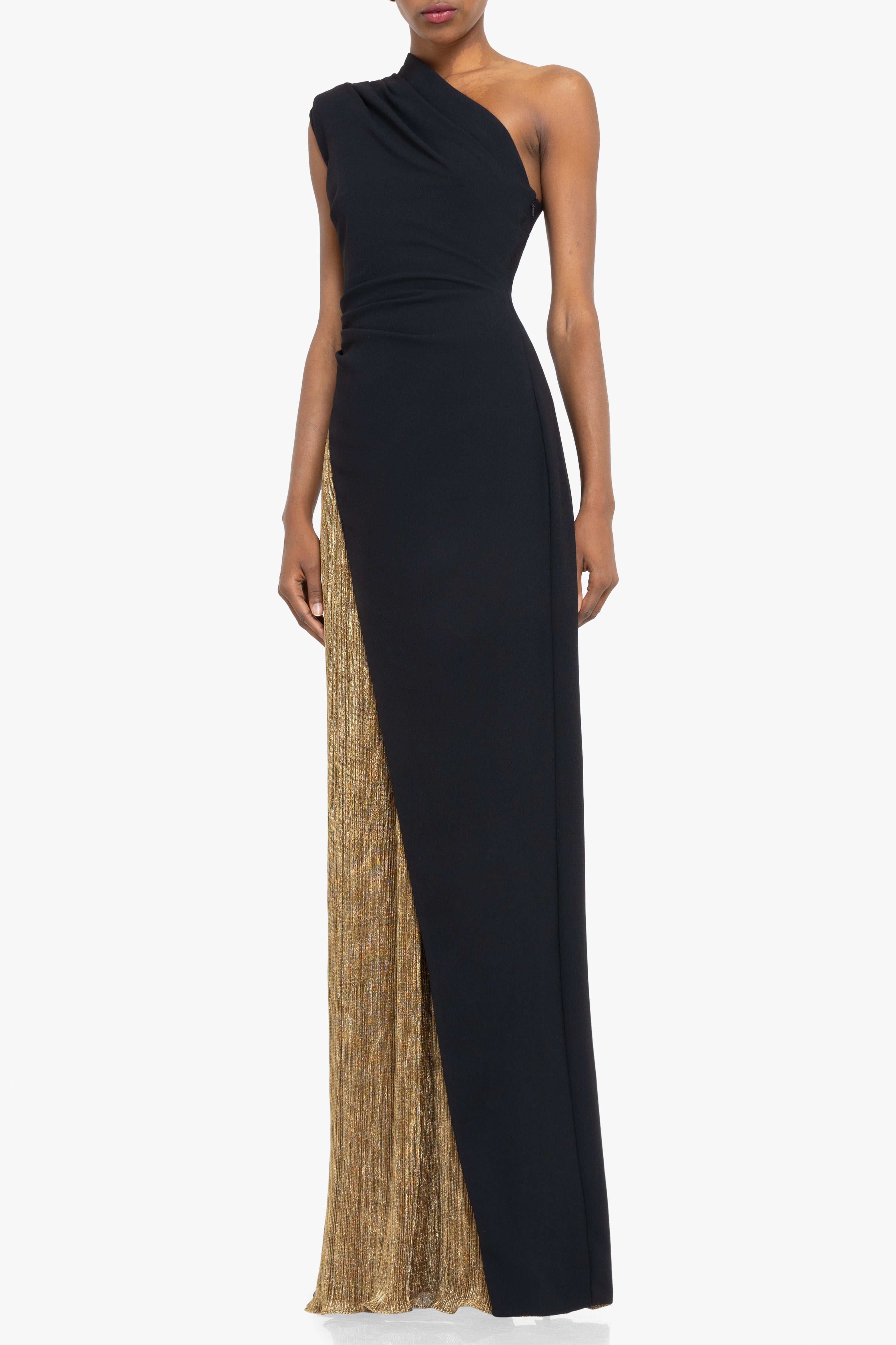 Black Halo Marigold Gown in Glimmer Gold | Size 2 Black Halo Marigold Gown in Glimmer Gold | Size 2