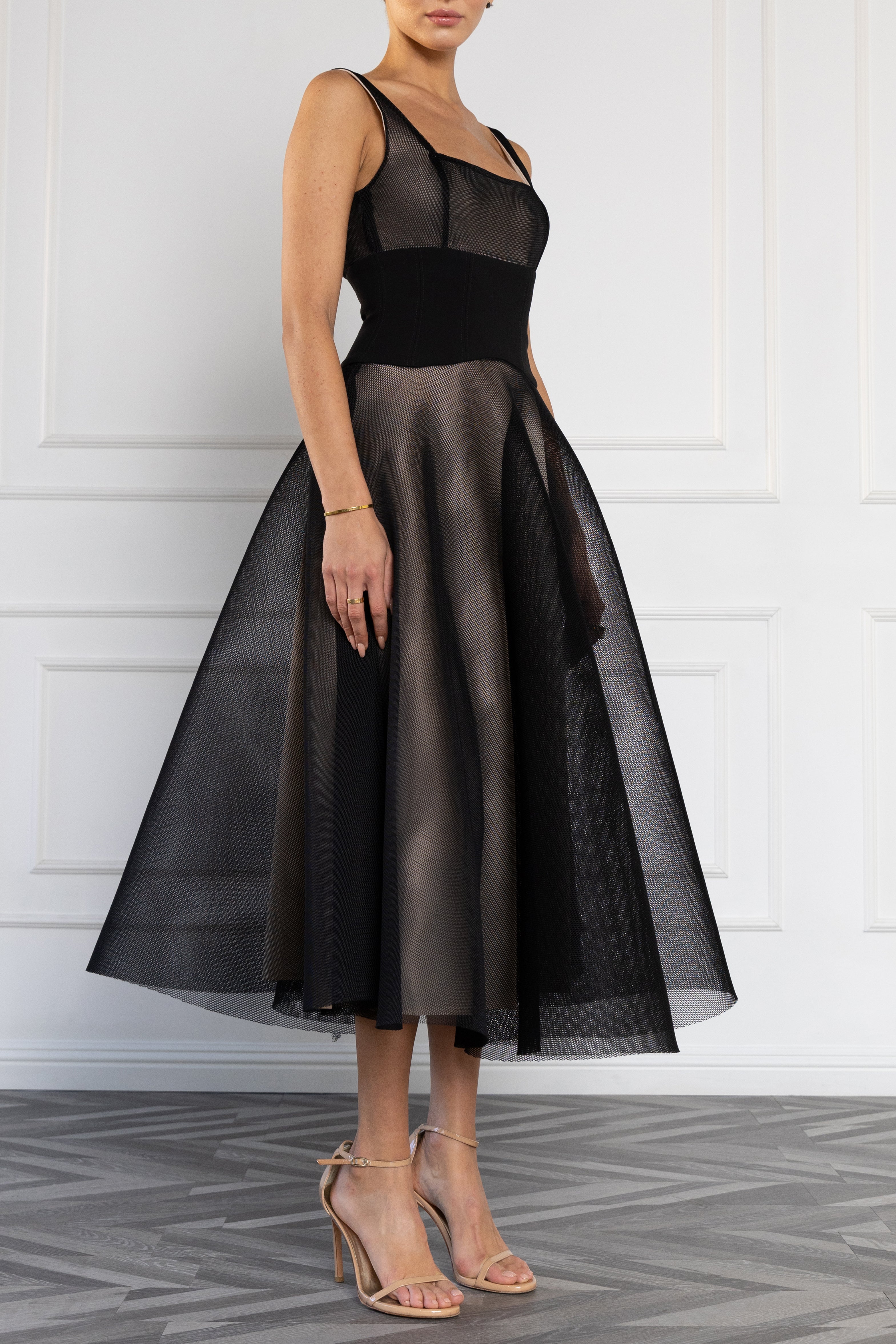 Vivi Midi Dress Black Halo Vivi Midi Dress Black Halo