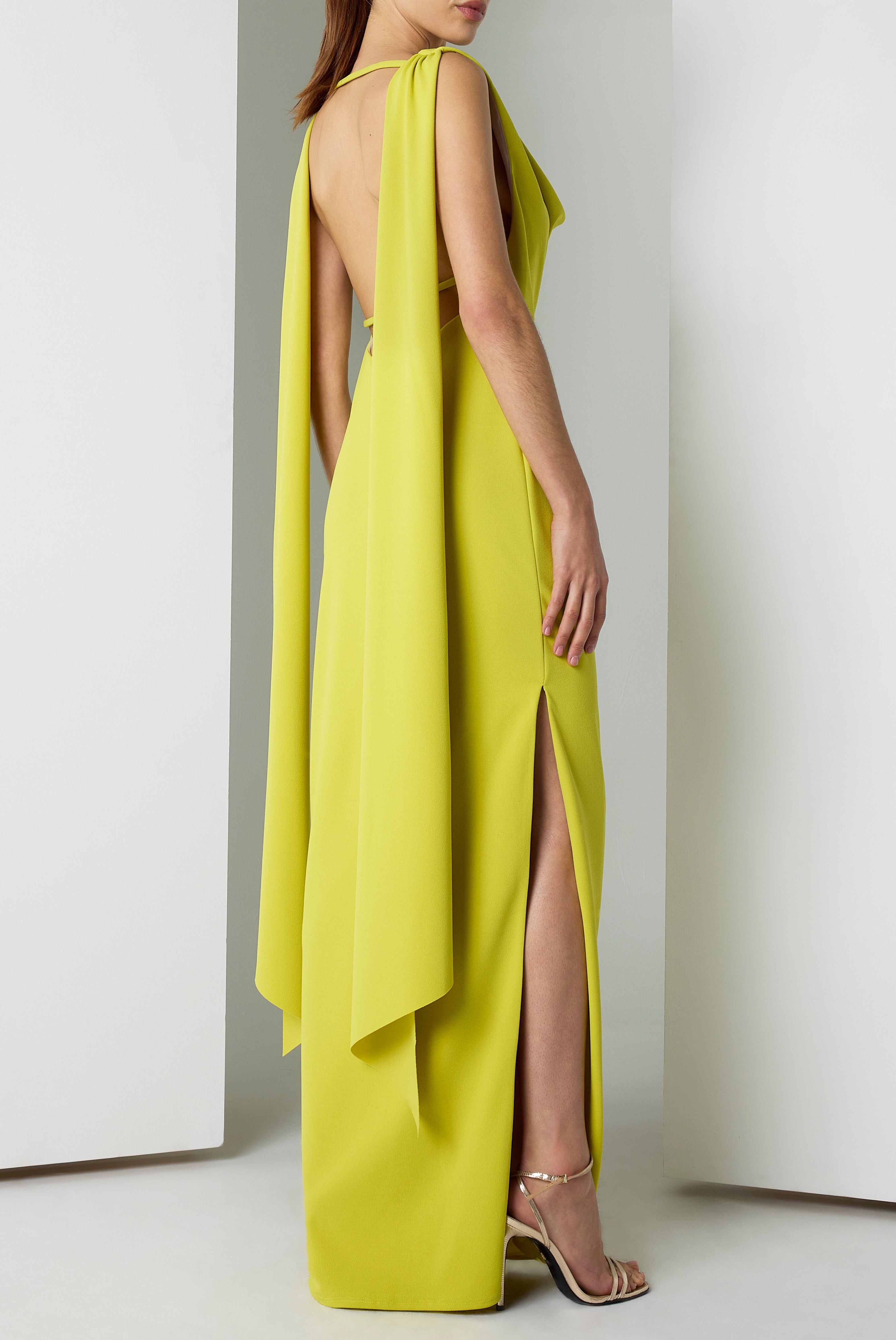 black halo green dress Green Audrey Dress