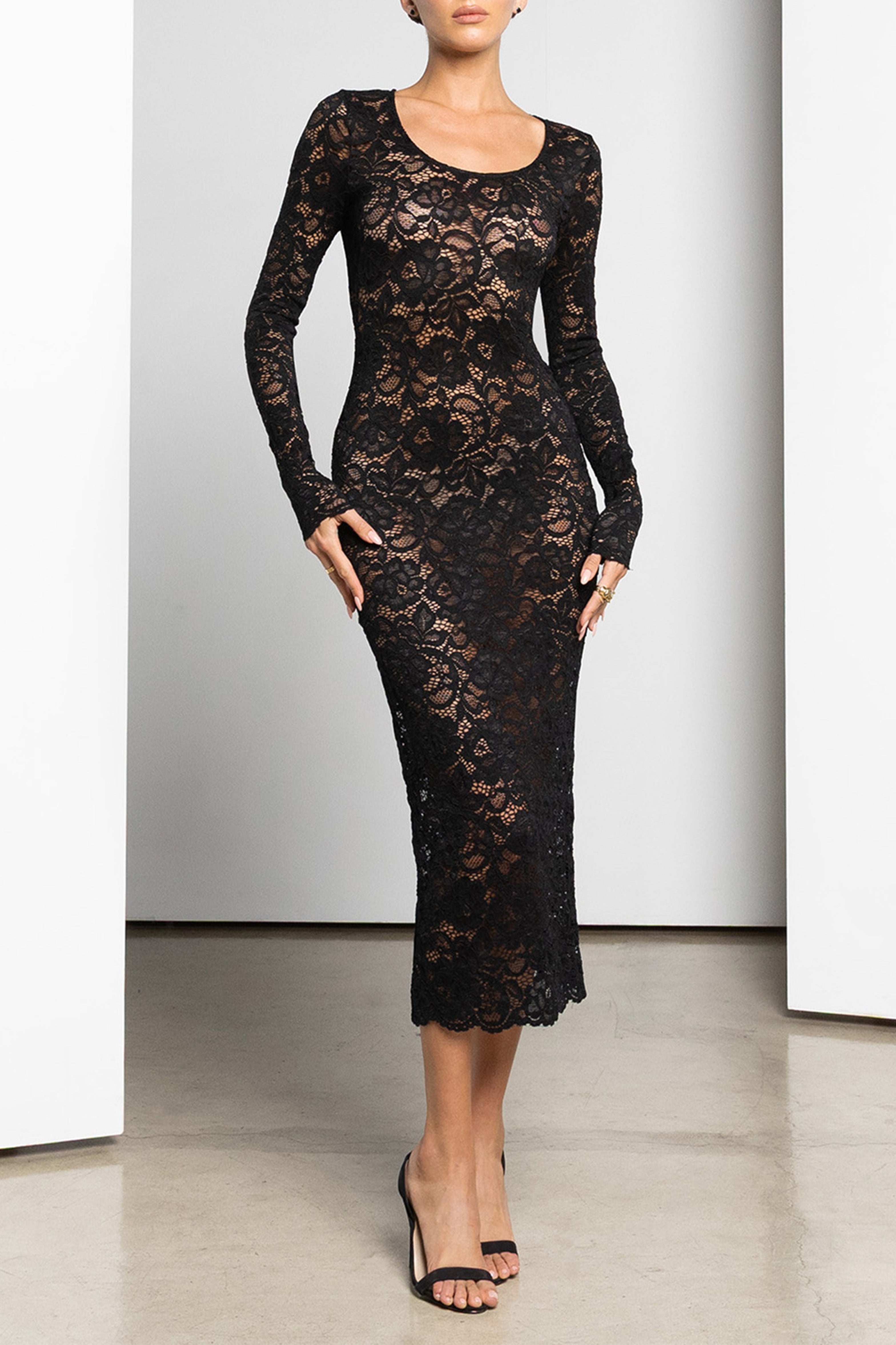 black halo lace dress Black Halo Lace Sheath Dress by Lover for Rent