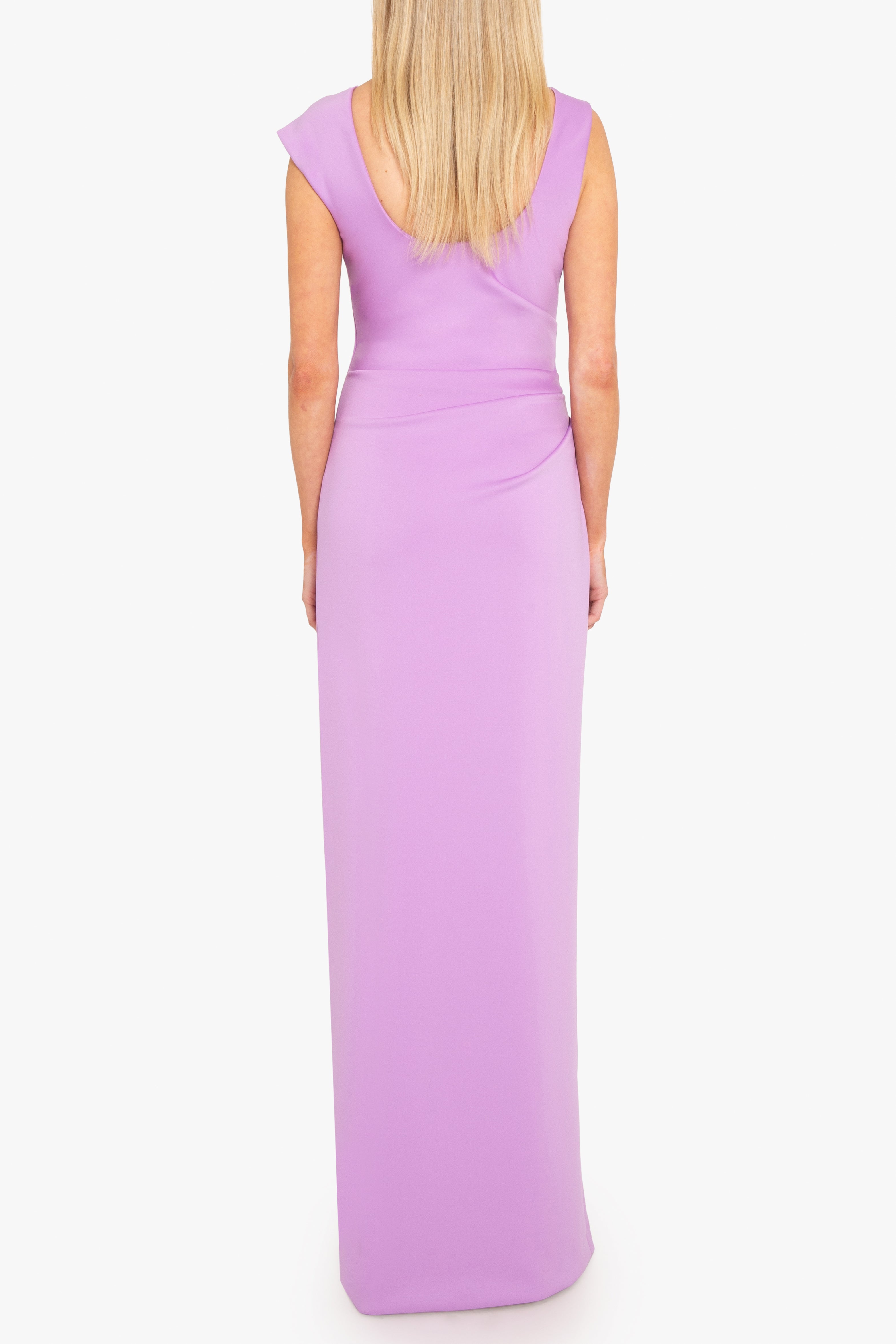 black halo purple dress Carmen Gown in Purple by Black Halo