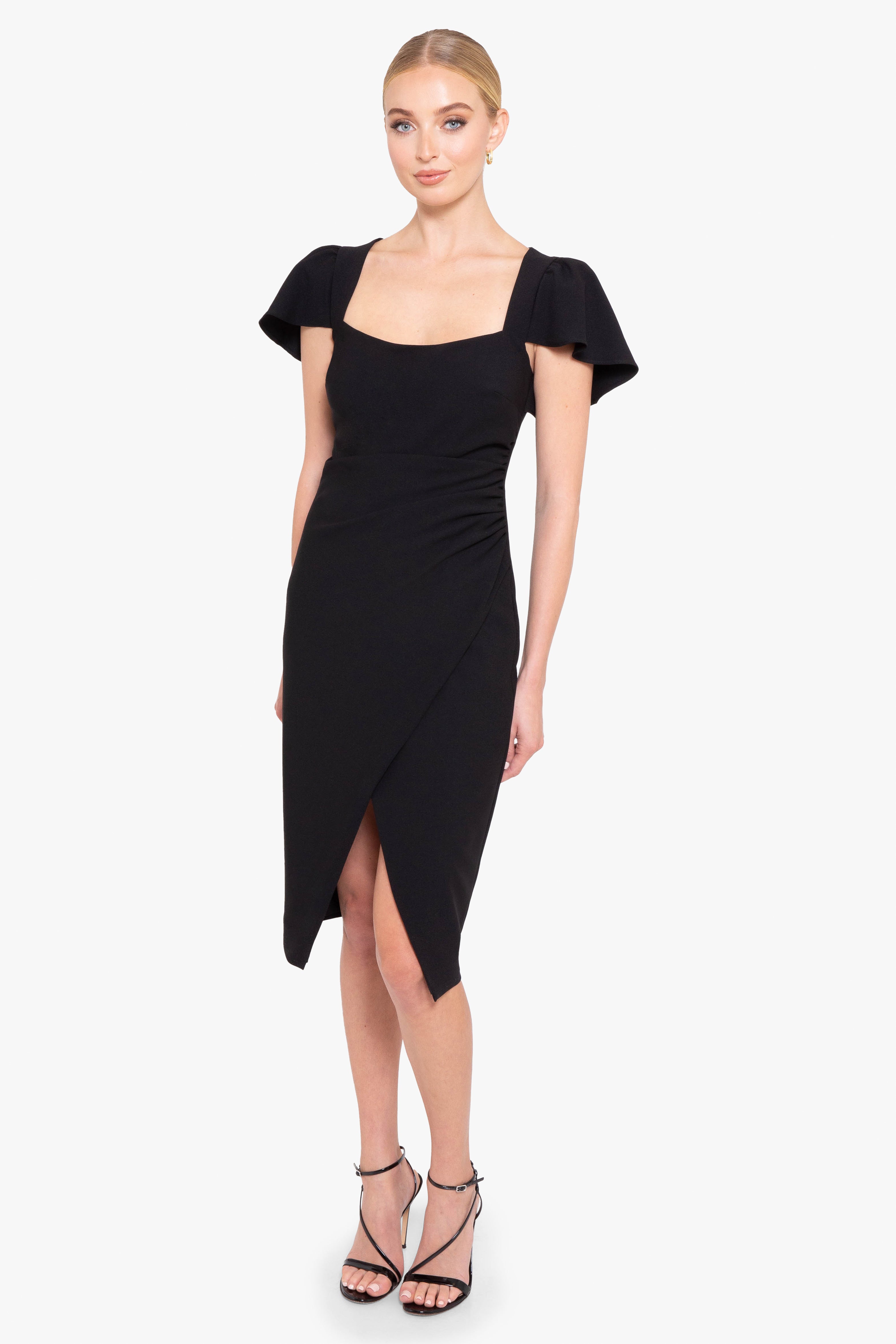 black halo zella scoopback cocktail dress Black Halo Zella Scoopback Cocktail Dress