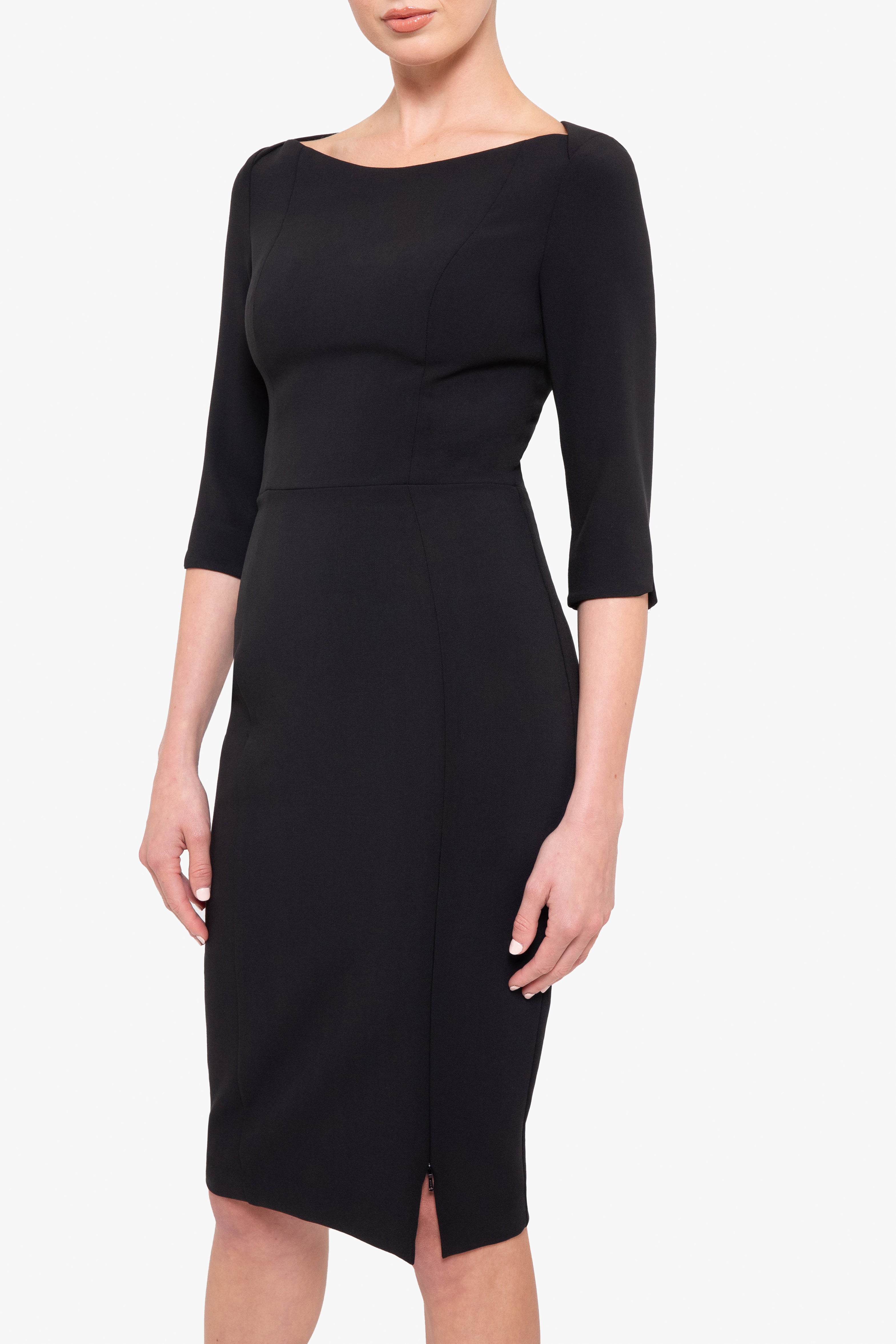 Black Halo Marissa Sheath Dress in Black | Size 6 Black Halo Marissa Sheath Dress in Black | Size 6