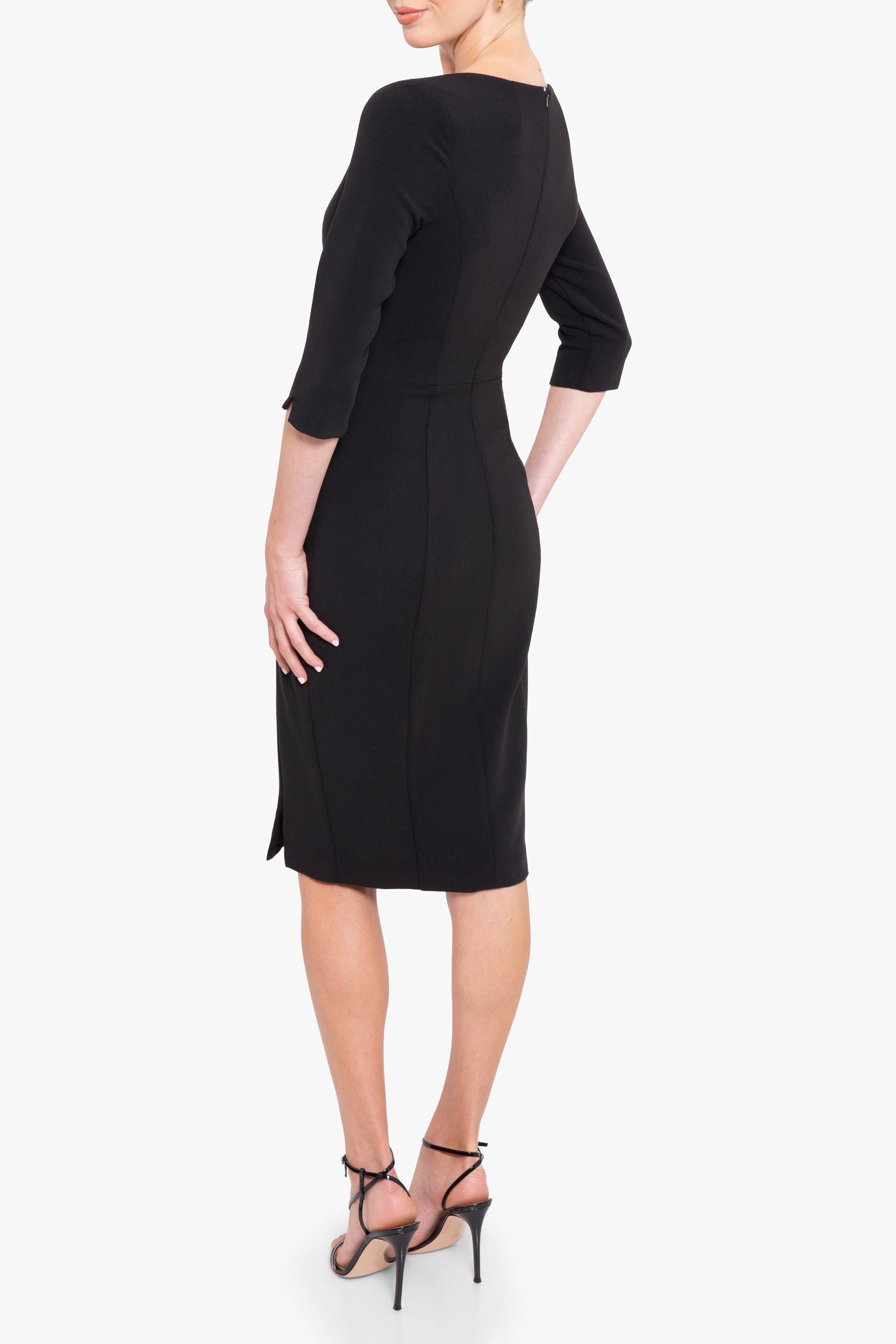 Black Halo Marissa Sheath Dress in Black | Size 6 Black Halo Marissa Sheath Dress in Black | Size 6