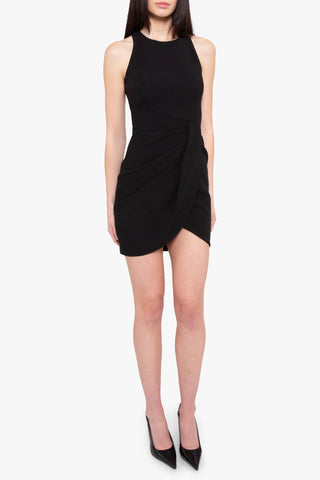 black halo brett mini dress Black Halo Brett Ruched Sheath Dress