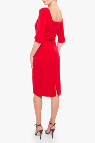 3/4 Sleeve Jackie O Sheath | Black Halo
