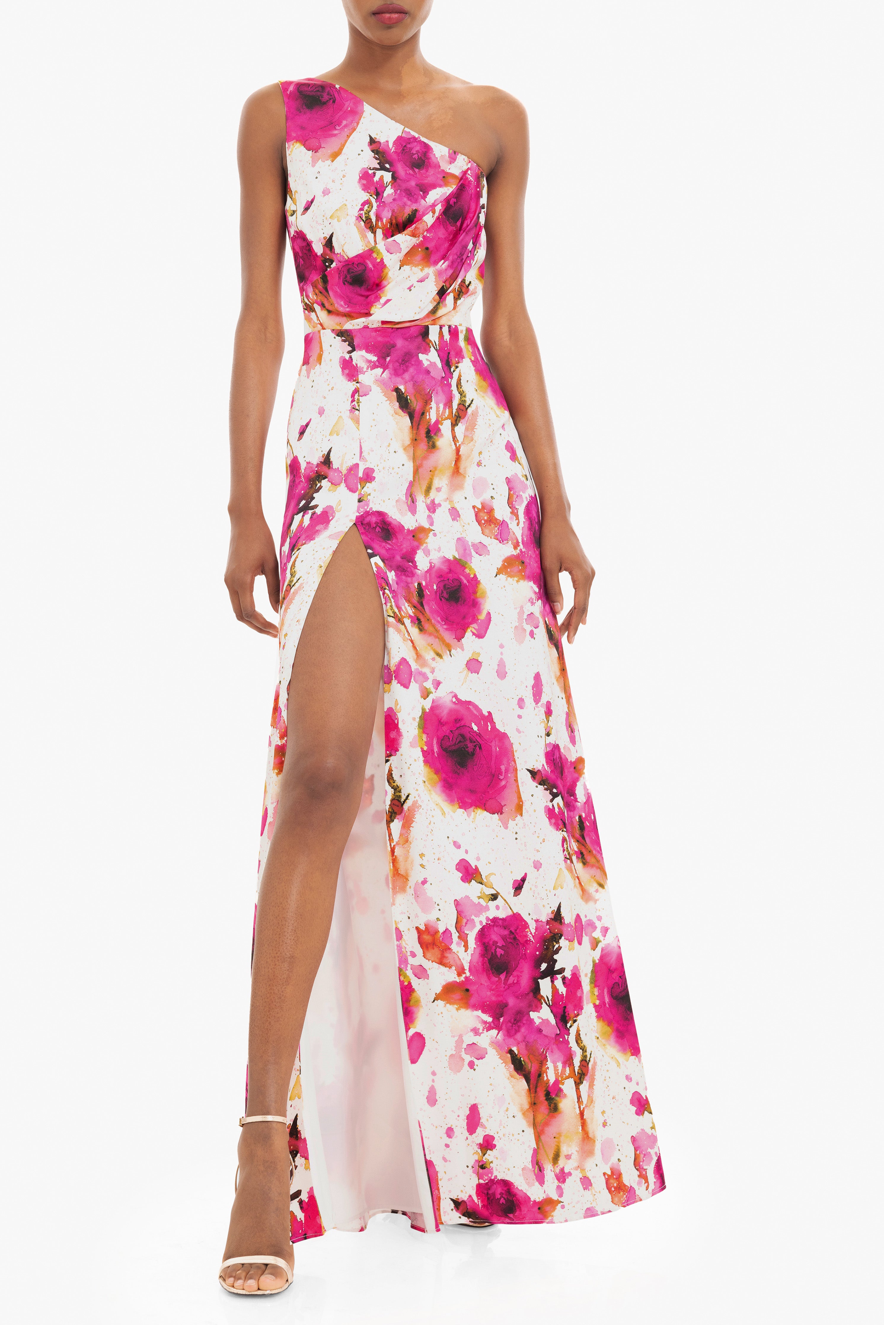 black halo floral dress Black Halo Cayetana Midi dress in Peony Du Soir